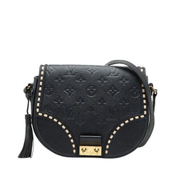 ルイ ヴィトン モノグラム アンプラント ジュノ ショルダーバッグ M43143 ノワール ブラック レザー レディース LOUIS VUITTON 【中古】