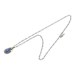 ジョージジェンセン 1992 ラピスラズリ ネックレス シルバー ブルー SV925 シルバー レディース Georg Jensen 【中古】