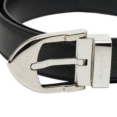 ルイ ヴィトン タイガ サンチュール クラシック ベルト サイズ：100/40 M6843Q アルドワーズ ブラック レザー メンズ LOUIS VUITTON 【中古】