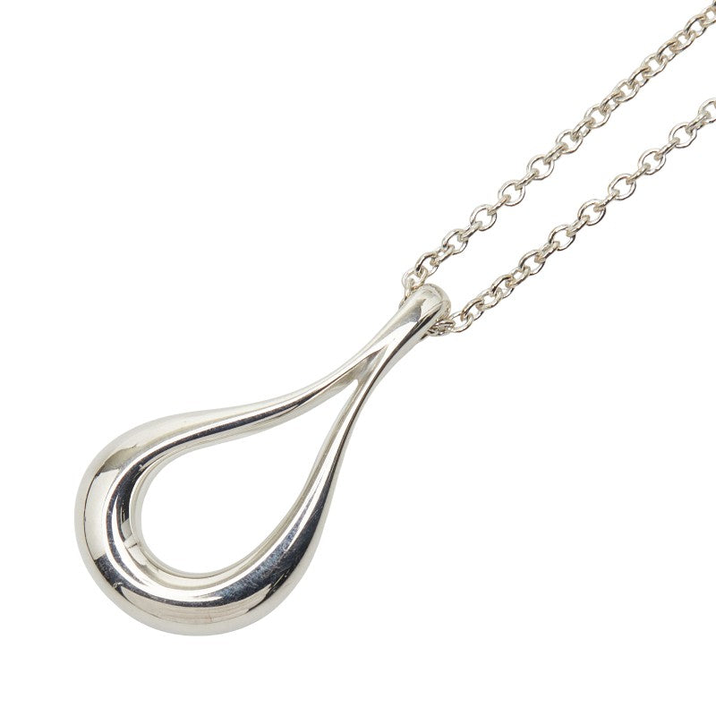 ティファニー SV925 シルバー オープンティアドロップ ネックレス レディース TIFFANY&Co. 【中古】