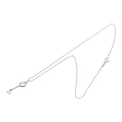 ティファニー ハートキー 1P ダイヤモンド ネックレス SV925 シルバー レディース TIFFANY&Co. 【中古】