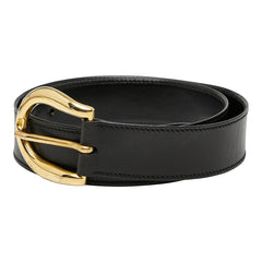 グッチ ベルト サイズ：90 36 ブラック レザー レディース GUCCI 【中古】