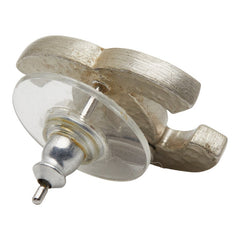 シャネル ココマーク スタッドピアス 片方のみ シルバー マルチカラー メタル レディース CHANEL 【中古】