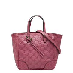 グッチ グッチシマ ハンドバッグ ショルダーバッグ 2WAY 353121 パープル系 レザー レディース GUCCI 【中古】
