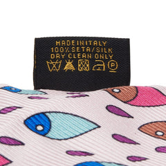 ブルガリ セルペンティ ロゴ スカーフ ピンク マルチカラー シルク レディース BVLGARI 【中古】