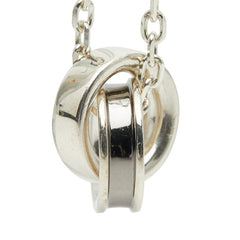 ヨンドシー ダブルリング ネックレス SV925 シルバー レディース 4℃ 【中古】