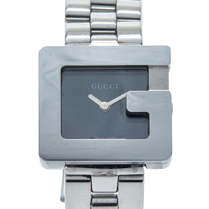 グッチ 腕時計 3600L クオーツ ブラック文字盤 ステンレススチール レディース GUCCI 【中古】