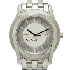 グッチ Gクラス 腕時計 5500XL クオーツ ホワイト文字盤 ステンレススチール メンズ GUCCI 【中古】