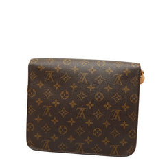 ルイ ヴィトン モノグラム カルトシエールGM 斜め掛け ショルダーバッグ M51252 ブラウン PVC レザー レディース LOUIS VUITTON 【中古】