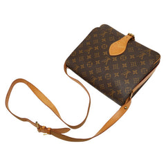 ルイ ヴィトン モノグラム カルトシエールGM 斜め掛け ショルダーバッグ M51252 ブラウン PVC レザー レディース LOUIS VUITTON 【中古】