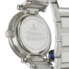 ヴィヴィアンウエストウッド 腕時計 VV006DBLSL クオーツ ネイビー文字盤 ステンレススチール レディース Vivienne Westwood 【中古】