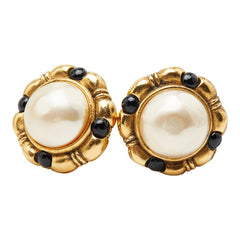 シャネル ヴィンテージ パール イヤリング ゴールド メッキ レディース CHANEL 【中古】