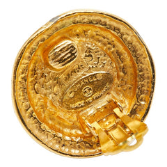 シャネル ヴィンテージ パール イヤリング ゴールド メッキ レディース CHANEL 【中古】