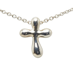 ティファニー エルサ ペレッティ クロス ネックレス SV925 シルバー レディース TIFFANY&Co. 【中古】