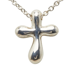 ティファニー エルサ ペレッティ クロス ネックレス SV925 シルバー レディース TIFFANY&Co. 【中古】