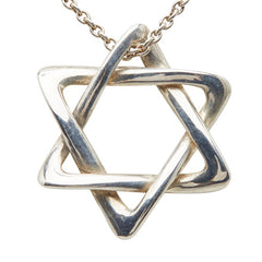 ティファニー スター オブ ダビデ ネックレス SV925 シルバー レディース TIFFANY&Co. 【中古】