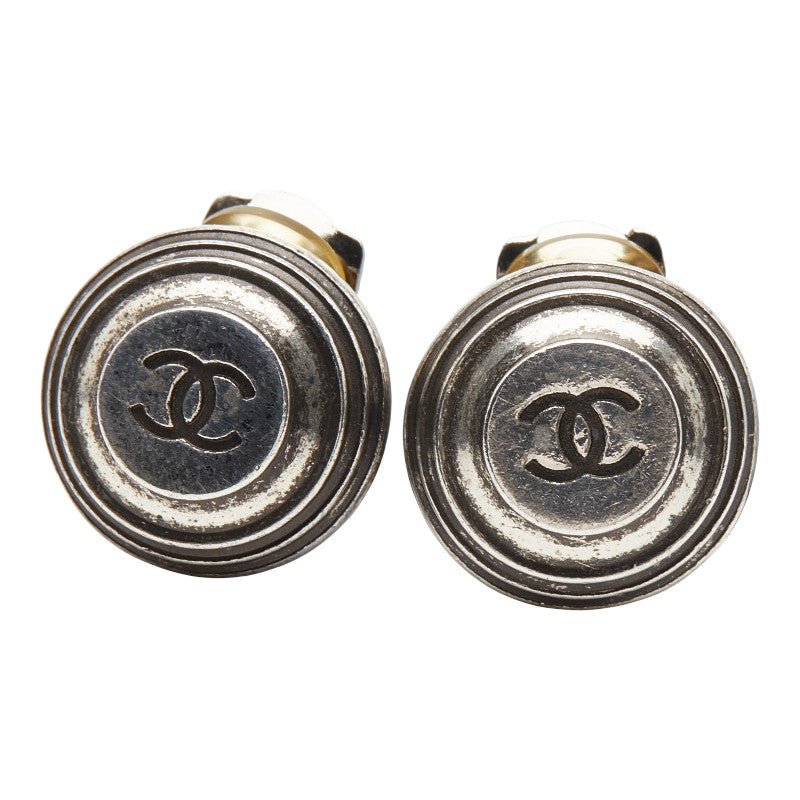 シャネル ココマーク イヤリング シルバー メタル レディース CHANEL 【中古】