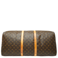 ルイ ヴィトン モノグラム キーポル60 ボストンバッグ トラベルバッグ M41422 ブラウン PVC レザー レディース LOUIS VUITTON 【中古】