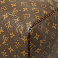 ルイ ヴィトン モノグラム キーポル60 ボストンバッグ トラベルバッグ M41422 ブラウン PVC レザー レディース LOUIS VUITTON 【中古】