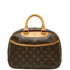 ルイ ヴィトン モノグラム トゥルーヴィル ハンドバッグ M42228 ブラウン PVC レザー レディース LOUIS VUITTON 【中古】