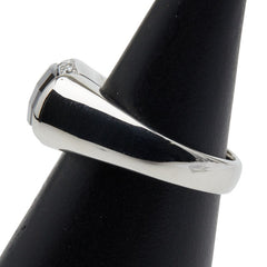 Pt900 プラチナ トルマリン3.22ct ダイヤ0.15ct リング 指輪 レディース 12号 【中古】