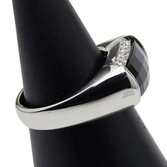 Pt900 プラチナ トルマリン3.22ct ダイヤ0.15ct リング 指輪 レディース 12号 【中古】