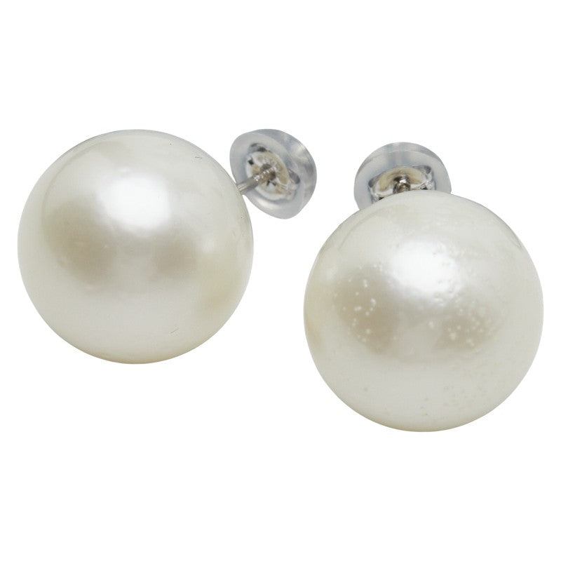 Pt900 プラチナ 白蝶真珠12.0～12.1mm ピアス レディース 【中古】