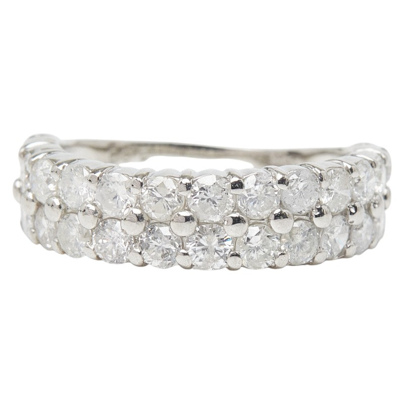 Pt900 プラチナ ダイヤ2.00ct リング 指輪 レディース 13号 【中古】