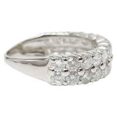Pt900 プラチナ ダイヤ2.00ct リング 指輪 レディース 13号 【中古】