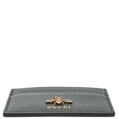 グッチ アニマリエ ビー カードケース 523685 ブラック レザー レディース GUCCI 【中古】