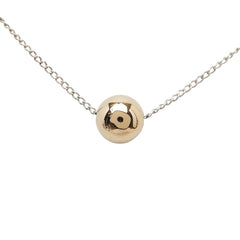 ティファニー ボール ネックレス シルバー ゴールド スターリングシルバー レディース TIFFANY&Co. 【中古】