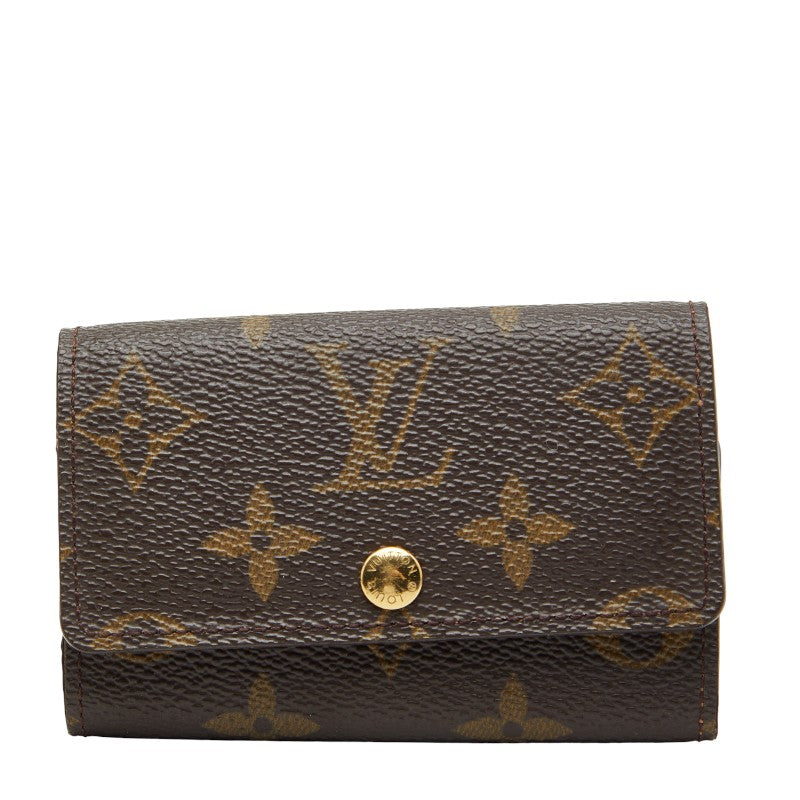 ルイ ヴィトン モノグラム ミュルティクレ6 キーケース 6連 M62630 ブラウン PVC レザー レディース LOUIS VUITTON 【中古】