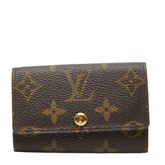 ルイ ヴィトン モノグラム ミュルティクレ6 キーケース 6連 M62630 ブラウン PVC レザー レディース LOUIS VUITTON 【中古】