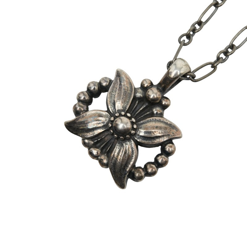 ジョージジェンセン 1998 イヤー ネックレス SV925 シルバー レディース Georg Jensen 【中古】