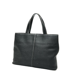 バーバリー トートバッグ ブラック レザー レディース BURBERRY 【中古】