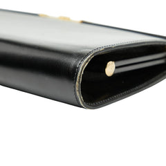 ディオール チェーン ショルダーバッグ ブラック レザー レディース Dior 【中古】