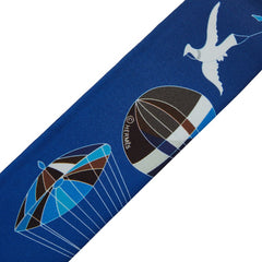 エルメス ツイリー LES FOLIES DU CIEL 大空の狂気 スカーフ ブルー マルチカラー レディース HERMES 【中古】