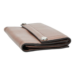 グッチ 長財布 Wホック 231839 ブラウン キャンバス レザー レディース GUCCI 【中古】
