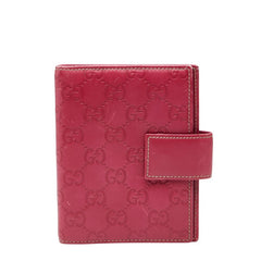 グッチ グッチシマ - 手帳カバー 115240 ピンク レザー レディース GUCCI 【中古】
