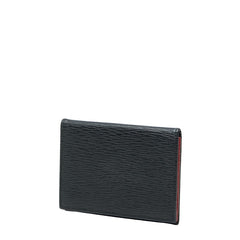 サルヴァトーレフェラガモ ガンチーニ カードケース ブラック レッド レザー レディース Salvatore Ferragamo 【中古】