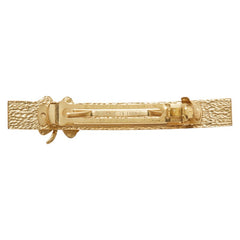 シャネル クローバー ココマーク バレッタ ゴールド メッキ レディース CHANEL 【中古】