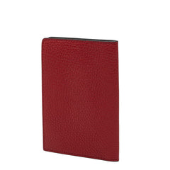 フェンディ ロゴ パスポートケース 7AS378 レッド レザー レディース FENDI 【中古】