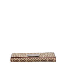 ロエベ アナグラム 長財布 ブラウン キャンバス レザー レディース LOEWE 【中古】
