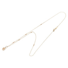 アガット K10YG イエローゴールド ダイヤ0.01ct ローズ 薔薇 モチーフ ペンダントネックレス レディース agete 【中古】