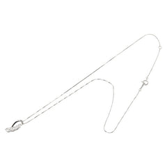 ペンダントネックレス K10WG ホワイトゴールド レディース 【中古】