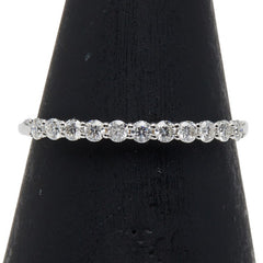 テイクアップ K10WG ホワイトゴールド キュービックジルコニア リング 指輪 レディース TAKE-UP 11号 【中古】