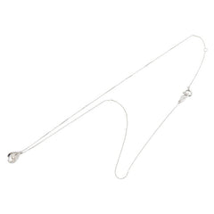 ヨンドシー K10WG ホワイトゴールド ダイヤ ペンダントネックレス レディース 4℃ 【中古】