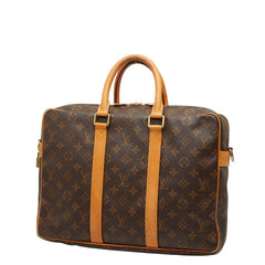 ルイ ヴィトン モノグラム ビジネスバッグ ショルダーバッグ 2WAY M23252 ブラウン PVC レザー メンズ LOUIS VUITTON 【中古】