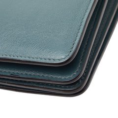 クロエ フェイ ショルダーバッグ ブルー グリーン レザー スウェード レディース Chloe 【中古】