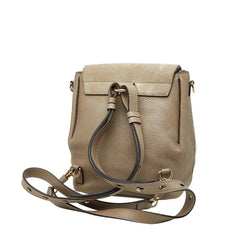 クロエ フェイ リュック バックパック ハンドバッグ 2WAY グレージュ レザー スウェード レディース Chloe 【中古】